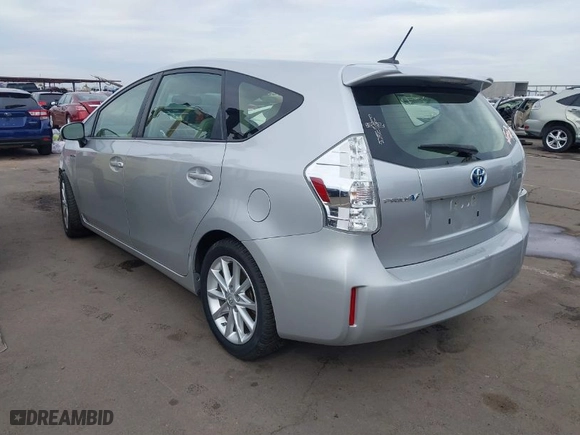 2013 Toyota Prius v Two with VIN JTDZN3EU5D3258167, listed as a IAAI auction lot 41809032 with 148,803 mi miles. Bid and sale history available at carsss.com. Image 3.