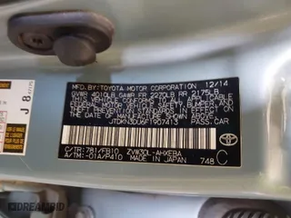 2015 Toyota Prius Four with VIN JTDKN3DU6F1907413, listed as a IAAI auction lot 41677390 with 108,095 mi miles. Bid and sale history available at carsss.com. Image 9.