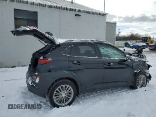 2021 Hyundai Kona SEL Plus with VIN KM8K6CAA8MU626504, listed as a Copart auction lot 87601905 with 127,729 mi miles and Salvage Title. Bid and sale history available at carsss.com. Image 3.