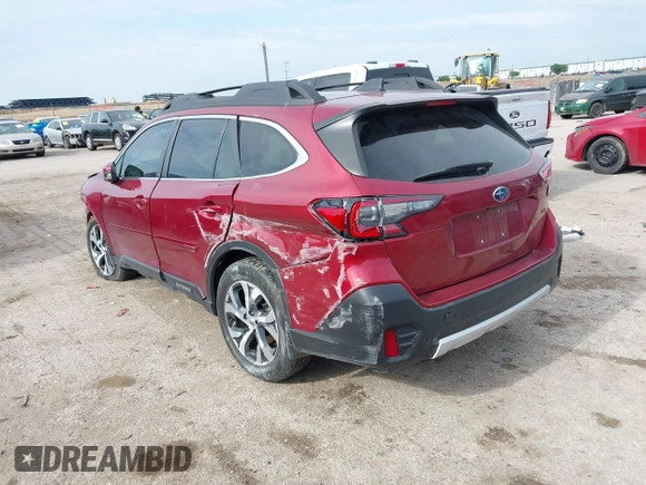 2022 Subaru Outback Limited with VIN 4S4BTANC7N3125409, listed as a IAAI auction lot 42191757 with 47,530 mi miles and . Bid and sale history available at DreamBid. Image 3.