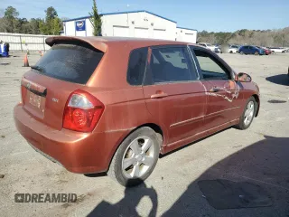 2009 Kia Spectra with VIN KNAFE241695022477, listed as a Copart auction lot 49182505 with 264,967 mi miles and Non Repairable. Bid and sale history available at carsss.com. Image 3.