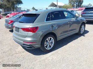 2021 Audi Q3 S line Premium with VIN WA1DECF30M1034147, listed as a IAAI auction lot 41809344 with 25,120 mi miles. Bid and sale history available at carsss.com. Image 4.