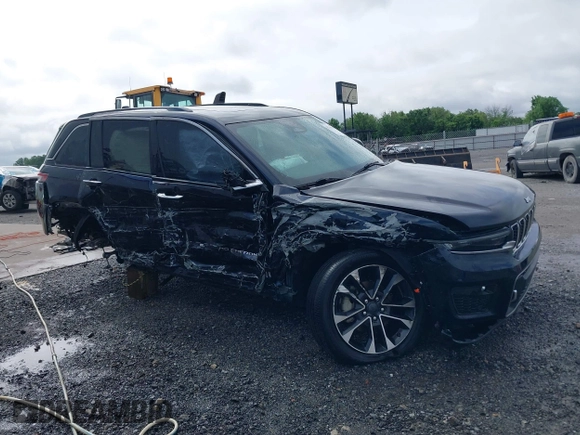 2023 Jeep Grand Cherokee Overland with VIN 1C4RJHDG8P8822650, listed as a IAAI auction lot 42145252 with 63,100 mi miles and . Bid and sale history available at DreamBid. Image 14.