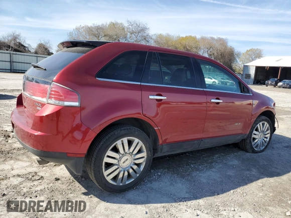 2010 Lincoln MKX with VIN 2LMDJ8JC2ABJ31128, listed as a Copart auction lot 41861205 with 56,661 mi miles and Salvage Title. Bid and sale history available at DreamBid. Image 3.