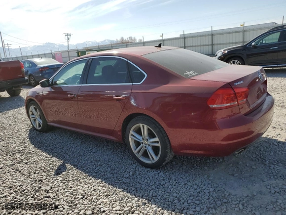 2015 Volkswagen Passat 2.0L TDI SE w/Sunroof with VIN 1VWBV7A3XFC053398, listed as a Copart auction lot 53162165 with 223,315 mi miles and Clean Title. Bid and sale history available at carsss.com. Image 2.