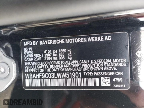 2020 BMW Z4 sDriveM40i with VIN WBAHF9C03LWW51901, listed as a Copart auction lot 36979053 with 23,486 mi miles. Bid and sale history available at carsss.com. Image 12.