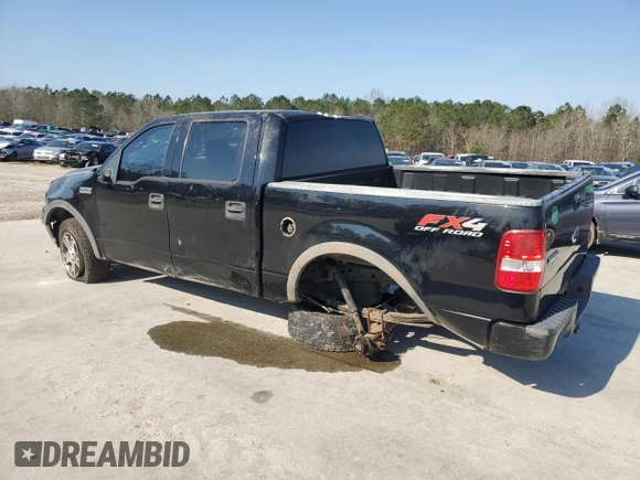 2004 Ford F-150 XLT with VIN 1FTPW14594KD06455, listed as a Copart auction lot 49157825 with 104,542 mi miles and Salvage Title. Bid and sale history available at carsss.com. Image 2.