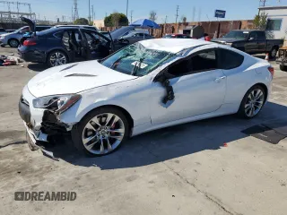 2015 Hyundai Genesis Coupe R-Spec with VIN KMHHU6KJ0FU122032, listed as a Copart auction lot 49814815 with 76,162 mi miles and Salvage title. Bid and sale history available at DreamBid. Image 1.