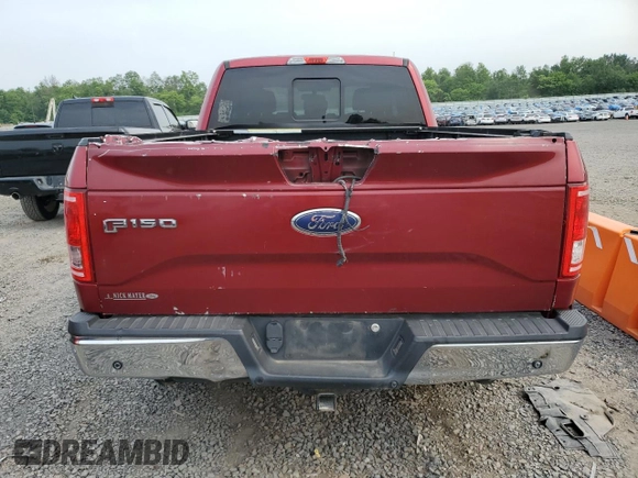 2016 Ford F-150 XLT with VIN 1FTEX1EP1GFD36874, listed as a Copart auction lot 60277505 with 66,688 mi miles and Clean title. Bid and sale history available at DreamBid. Image 6.