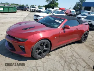 2017 Chevrolet Camaro 2SS with VIN 1G1FH3D73H0106412, listed as a Copart auction lot 63000844 with 42,633 mi miles and Clean Title. Bid and sale history available at carsss.com. Image 1.