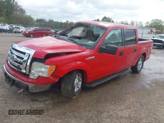 2009 Ford F-150 XL with VIN 1FTPW12V89KC72101, listed as a IAAI auction lot 41931471 with 91,729 mi miles. Bid and sale history available at carsss.com. Image 2.