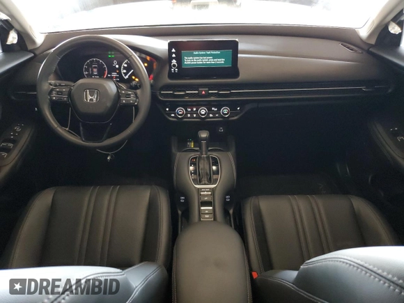 2024 Honda HR-V EX-L with VIN 3CZRZ1H76RM737373, listed as a Copart auction lot 58038925 with 14,857 mi miles and Salvage title. Bid and sale history available at DreamBid. Image 8.
