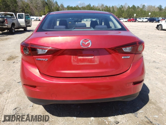 2016 Mazda 3 i Sport with VIN JM1BM1U75G1291772, listed as a Copart auction lot 50707555 with 129,198 mi miles and Salvage Title. Bid and sale history available at carsss.com. Image 6.