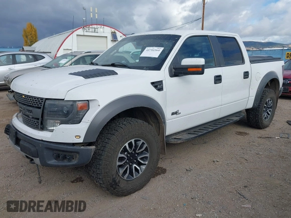 2014 Ford F-150 SVT Raptor with VIN 1FTFW1R62EFC00548, listed as a IAAI auction lot 40706960 with 71,590 mi miles and . Bid and sale history available at carsss.com. Image 17.
