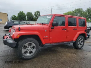 2017 Jeep Wrangler Unlimited Sahara with VIN 1C4BJWEG6HL552529, listed as a Copart auction lot 56688935 with Not provided miles and Salvage title. Bid and sale history available at DreamBid. Image 1.