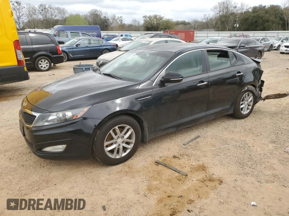 2013 Kia Optima LX with VIN KNAGM4A76D5304669, listed as a Copart auction lot 47843525 with 236,853 mi miles and Salvage Title. Bid and sale history available at carsss.com. Image 1.