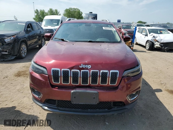 2019 Jeep Cherokee High Altitude z VIN 1C4PJMDX5KD162793, wystawiony jako Copart lot #60284225 z przebiegiem 121 908 mil mil oraz Szkoda całkowita • Salvage title. Historia ofert i sprzedaży dostępna na DreamBid. Obrazek 5.
