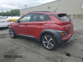 2018 Hyundai Kona Limited with VIN KM8K3CA57JU169904, listed as a Copart auction lot 57346245 with 50,539 mi miles and Salvage title. Bid and sale history available at DreamBid. Image 2.