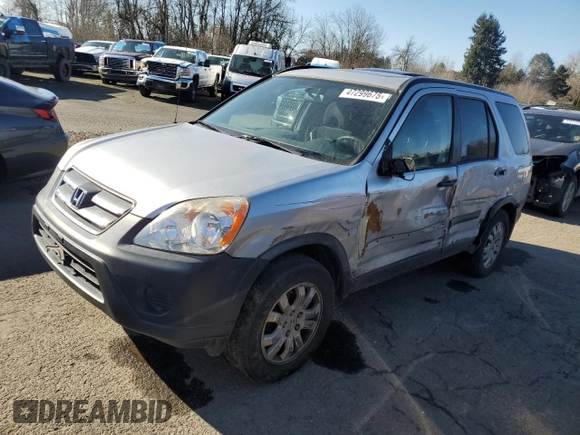 2005 Honda CR-V EX with VIN JHLRD78845C039021, listed as a Copart auction lot 47299675 with 138,037 mi miles and Salvage Title. Bid and sale history available at carsss.com. Image 1.