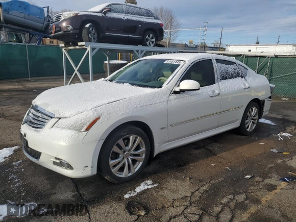 2009 Infiniti M with VIN JNKCY01F59M850803, listed as a Copart auction lot 51481445 with 171,188 mi miles and Salvage Title. Bid and sale history available at carsss.com. Image 1.