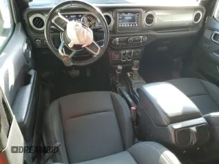 2021 Jeep Wrangler Unlimited Sahara with VIN 1C4HJXEN3MW539731, listed as a Copart auction lot 55119785 with 84,054 mi miles and Salvage title. Bid and sale history available at DreamBid. Image 8.