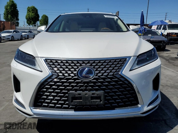 2020 Lexus RX 450h with VIN 2T2HGMDA3LC048722, listed as a Copart auction lot 56066865 with 66,558 mi miles and Salvage title. Bid and sale history available at DreamBid. Image 5.