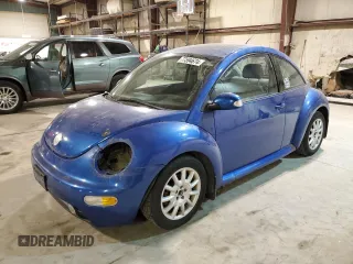 2004 Volkswagen New Beetle Coupe GLS with VIN 3VWCK31C34M422989, listed as a Copart auction lot 77594674 with 212,116 mi miles and Salvage Title. Bid and sale history available at carsss.com. Image 1.