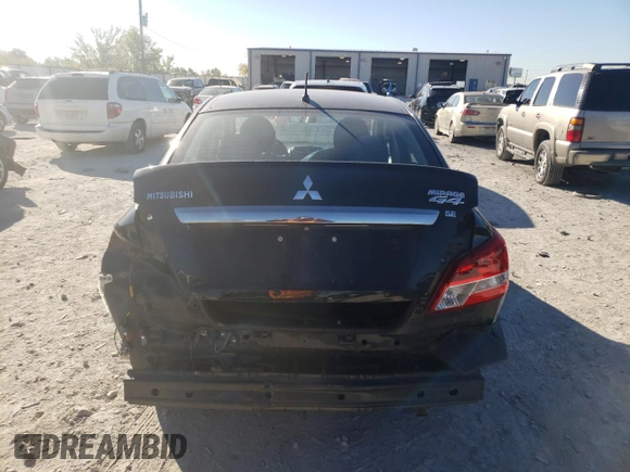 2019 Mitsubishi Mirage SE z VIN ML32F4FJ6KHF05758, wystawiony jako Copart lot #80704674 z przebiegiem 116 434 mil mil oraz Szkoda całkowita • Salvage title. Historia ofert i sprzedaży dostępna na DreamBid. Obrazek 6.