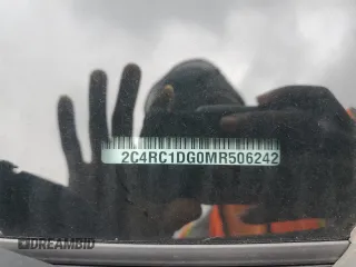 2021 Chrysler Voyager LXI with VIN 2C4RC1DG0MR506242, listed as a Copart auction lot 47658465 with 81,498 mi miles and Salvage Title. Bid and sale history available at carsss.com. Image 14.