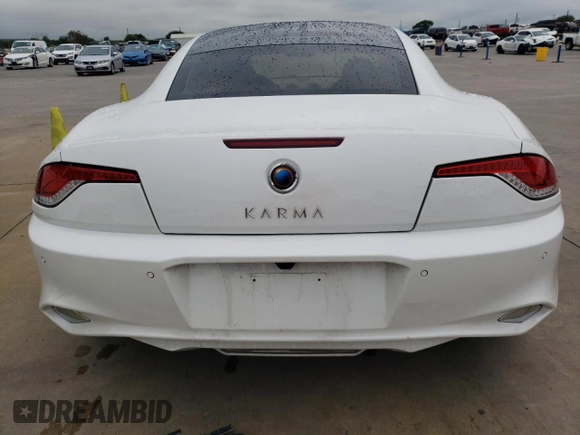 2018 Karma Revero z VIN 50GK41SA6JA000009, wystawiony jako Copart lot #72961994 z przebiegiem 59 625 mil mil oraz Szkody całkowita. Historia ofert i sprzedaży dostępna na DreamBid. Obrazek 6.