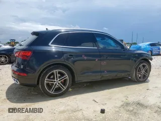 2018 Audi SQ5 Prestige with VIN WA1C4AFY9J2183774, listed as a Copart auction lot 63665435 with 78,450 mi miles and Salvage title. Bid and sale history available at DreamBid. Image 3.