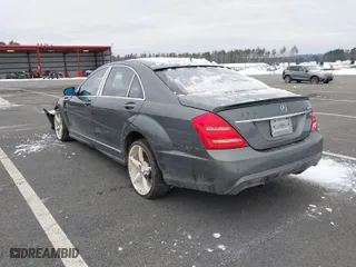 2007 Mercedes-Benz S-Class 5.5L V8 with VIN WDDNG86X87A116612, listed as a IAAI auction lot 41504601 with 114,520 mi miles. Bid and sale history available at carsss.com. Image 3.