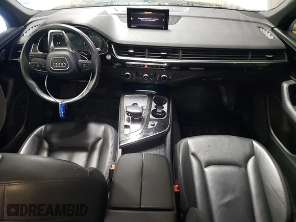 2017 Audi Q7 Premium with VIN WA1AHAF73HD042989, listed as a Copart auction lot 52042605 with 49,968 mi miles and Salvage title. Bid and sale history available at DreamBid. Image 8.