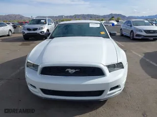 2014 Ford Mustang V6 with VIN 1ZVBP8AMXE5303735, listed as a IAAI auction lot 41899411 with 108,736 mi miles. Bid and sale history available at carsss.com. Image 12.