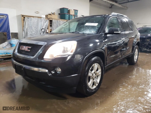 2008 GMC Acadia SLT1 with VIN 1GKER23708J282196, listed as a Copart auction lot 48066195 with 224,770 mi miles and Salvage Title. Bid and sale history available at carsss.com. Image 1.