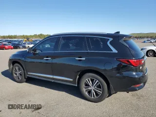 2017 Infiniti QX60 with VIN 5N1DL0MM6HC554882, listed as a Copart auction lot 54297515 with 82,996 mi miles and Salvage Title. Bid and sale history available at DreamBid. Image 2.