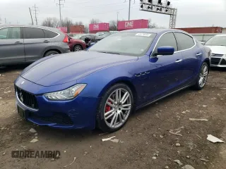 2016 Maserati Ghibli S Q4 with VIN ZAM57RTA4G1186359, listed as a Copart auction lot 43479034 with 64,895 mi miles. Bid and sale history available at carsss.com. Image 1.