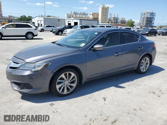 2017 Acura ILX w/Premium Pkg with VIN 19UDE2F72HA015335, listed as a Copart auction lot 54793755 with 63,474 mi miles and Salvage Title. Bid and sale history available at carsss.com. Image 1.