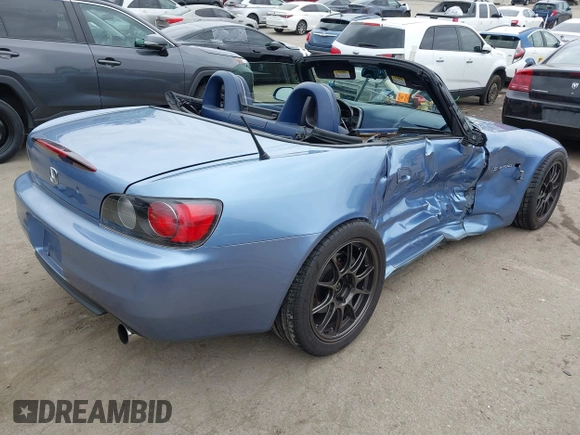2003 Honda S2000 z VIN JHMAP11423T006018, wystawiony jako IAAI lot #42057260 z przebiegiem 117 340 mil mil oraz . Historia ofert i sprzedaży dostępna na DreamBid. Obrazek 4.