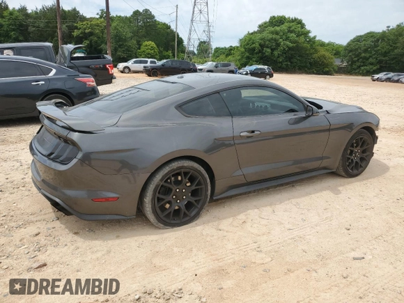 2019 Ford Mustang EcoBoost z VIN 1FA6P8TH8K5143490, wystawiony jako Copart lot #57561905 z przebiegiem 126 460 mil mil oraz Szkoda całkowita • Salvage title. Historia ofert i sprzedaży dostępna na DreamBid. Obrazek 3.
