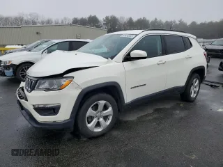 2021 Jeep Compass Altitude with VIN 3C4NJDBB4MT530103, listed as a Copart auction lot 53826555 with 55,313 mi miles and Salvage title. Bid and sale history available at DreamBid. Image 1.