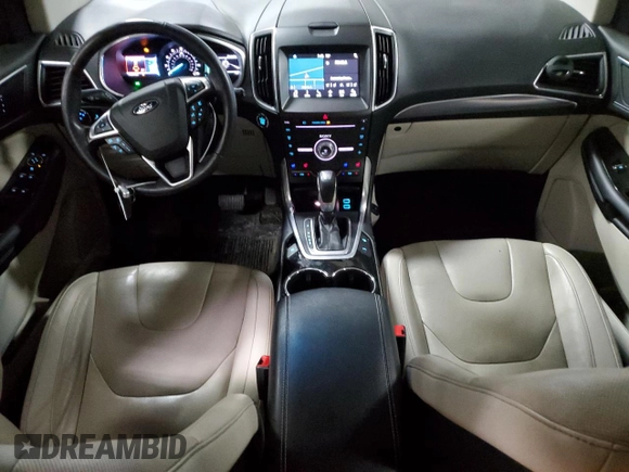 2017 Ford Edge Titanium with VIN 2FMPK4K83HBC14599, listed as a Copart auction lot 49268825 with 114,041 mi miles and Salvage Title. Bid and sale history available at carsss.com. Image 8.