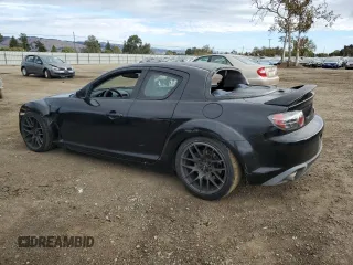 2007 Mazda RX-8 Touring with VIN JM1FE173370210734, listed as a Copart auction lot 80780804 with 89,020 mi miles and Salvage Title. Bid and sale history available at carsss.com. Image 2.