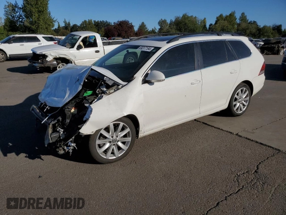 2012 Volkswagen Jetta SportWagen TDI w/Sunroof with VIN 3VWPL7AJ4CM603358, listed as a Copart auction lot 69317194 with 110,657 mi miles and Salvage Title. Bid and sale history available at carsss.com. Image 1.