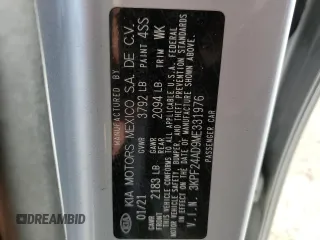 2021 Kia Forte LXS with VIN 3KPF24AD9ME331976, listed as a Copart auction lot 48934035 with 87,134 mi miles and Salvage Title. Bid and sale history available at carsss.com. Image 14.