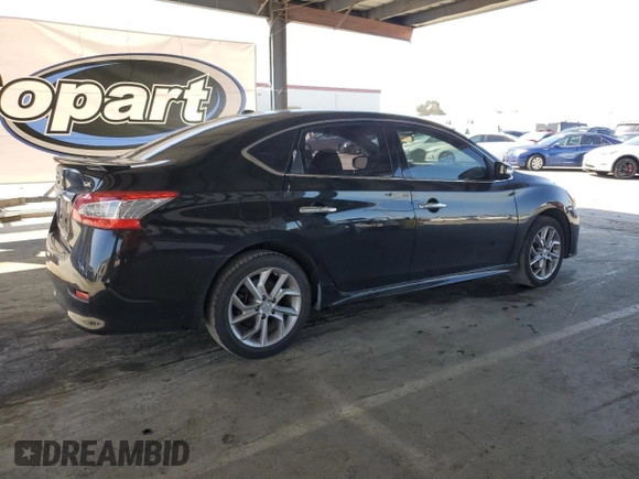 2015 Nissan Sentra SR with VIN 3N1AB7AP1FY223782, listed as a Copart auction lot 54991055 with 78,383 mi miles and Clean Title. Bid and sale history available at DreamBid. Image 3.