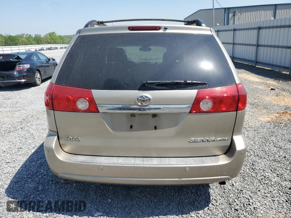 2008 Toyota Sienna XLE with VIN 5TDZK22C08S162904, listed as a Copart auction lot 53356115 with 323,341 mi miles and Salvage Title. Bid and sale history available at DreamBid. Image 6.