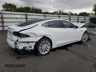 2016 Tesla Model S 70 with VIN 5YJSA1E10GF153812, listed as a Copart auction lot 52108565 with 90,938 mi miles and Non Repairable. Bid and sale history available at DreamBid. Image 3.