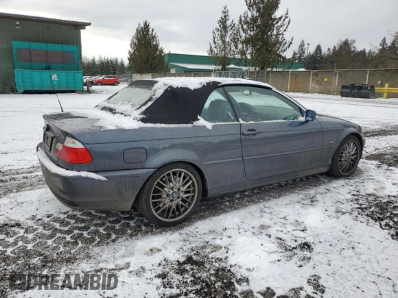 2003 BMW 3 Series 330Ci with VIN WBABS53433EV90570, listed as a Copart auction lot 43484075 with 147,082 mi miles and Salvage Title. Bid and sale history available at carsss.com. Image 3.
