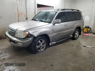 2006 Toyota Land Cruiser with VIN JTEHT05J162086780, listed as a Copart auction lot 85012824 with 234,725 mi miles and Salvage Title. Bid and sale history available at carsss.com. Image 1.